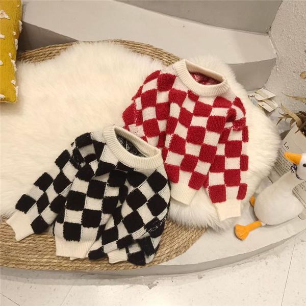 pullover 2021 girls boys plaid ruffles sweater winter cotton sweates kids clothes 2-7 years, Blue
pullover 2021 girls boys plaid ruffles sweater winter cotton sweates kids clothes 2-7 years, Blue