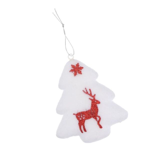 1pc christmas tree hanging xmas pendant ornament supply (white) party decoration
1pc christmas tree hanging xmas pendant ornament supply (white) party decoration
