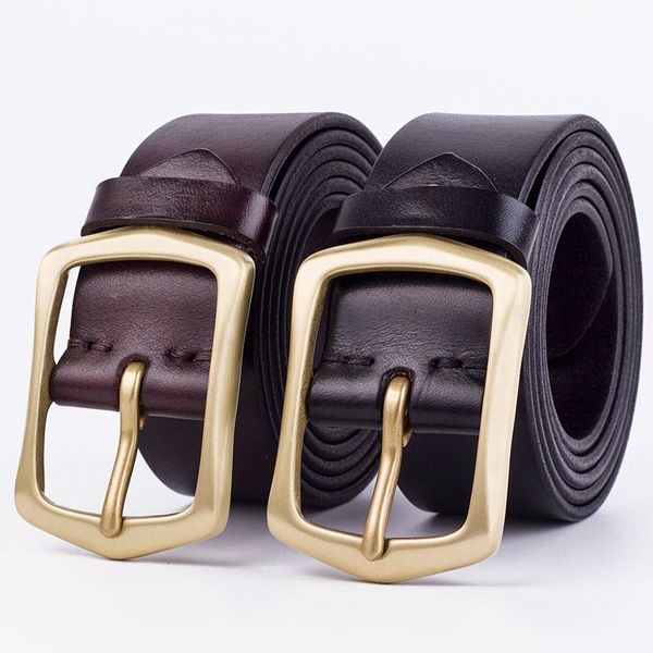 belts black/brown real copper buckles casual man fashion style italian grain genuine leather men's jeans for pants
belts black/brown real copper buckles casual man fashion style italian grain genuine leather men's jeans for pants