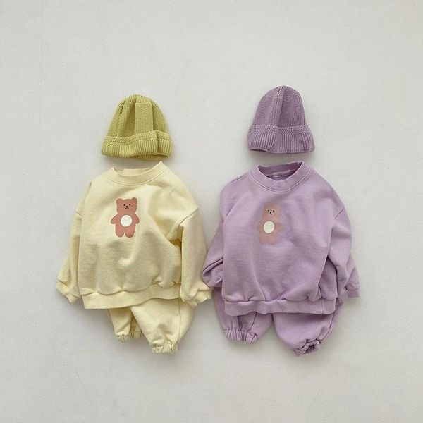 clothing sets 8228 children set girls suit autumn 2021 bear print casual boys two piece clothes hoodies+pant baby, White
clothing sets 8228 children set girls suit autumn 2021 bear print casual boys two piece clothes hoodies+pant baby, White