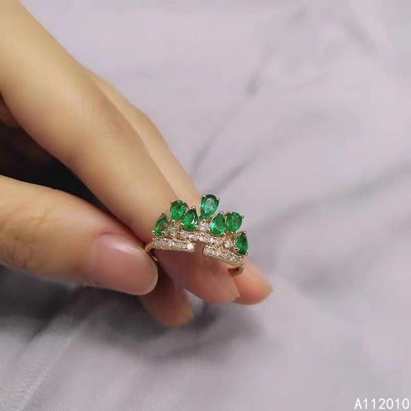 cluster rings kjjeaxcmy fine jewelry 925 sterling silver inlaid natural gemstone emerald exquisite woman's ring support test selling, Golden;silver
cluster rings kjjeaxcmy fine jewelry 925 sterling silver inlaid natural gemstone emerald exquisite woman's ring support test selling, Golden;silver