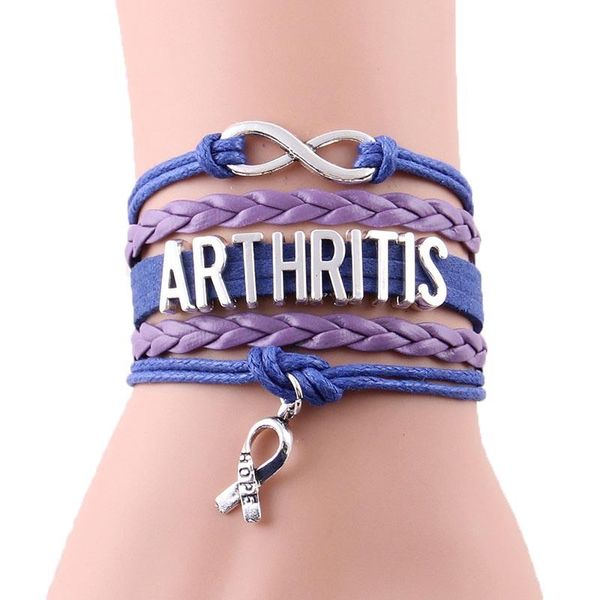 charm bracelets infinity hope arthritis women bracelet stacks awareness braid leather wrap men & bangles for jewelry, Golden;silver
charm bracelets infinity hope arthritis women bracelet stacks awareness braid leather wrap men & bangles for jewelry, Golden;silver