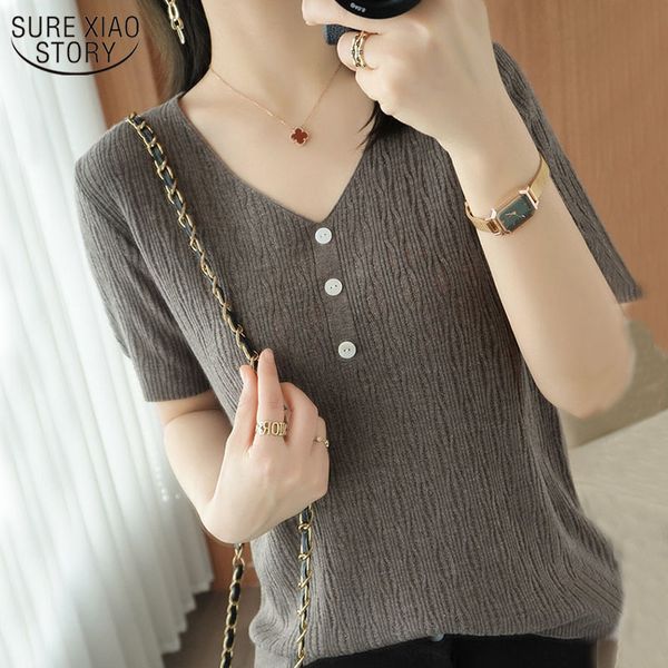 summer ice silk short-sleeved t-shirt women joker loose plus size women's shirt ol style knitted bottoming 14007 210508, White
summer ice silk short-sleeved t-shirt women joker loose plus size women's shirt ol style knitted bottoming 14007 210508, White