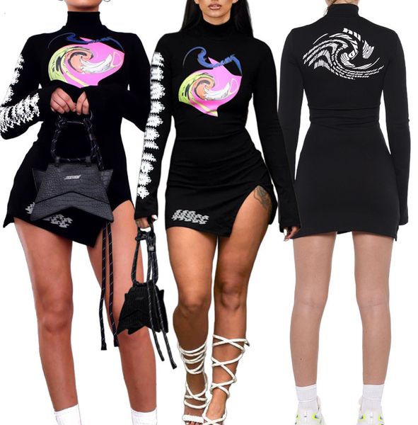 casual dresses women dress printed letter high neck split designer slim tight ladies skirt nightclub new fashion 815-1 9y7g, Black;gray
casual dresses women dress printed letter high neck split designer slim tight ladies skirt nightclub new fashion 815-1 9y7g, Black;gray