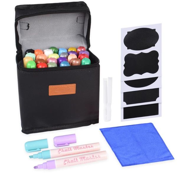 highlighters 30 colors liquid chalk marker fluorescent metallic macarons pen reversible tip drawing painting markers for blackboard glass, Black;red
highlighters 30 colors liquid chalk marker fluorescent metallic macarons pen reversible tip drawing painting markers for blackboard glass, Black;red
