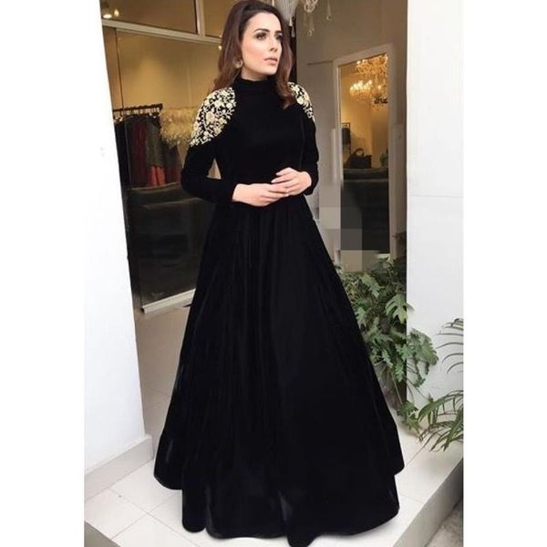 party dresses elegant women evening prom black velvet formal gala long dress plus size arabic muslim sleeve vestido robe de soire, White;black
party dresses elegant women evening prom black velvet formal gala long dress plus size arabic muslim sleeve vestido robe de soire, White;black