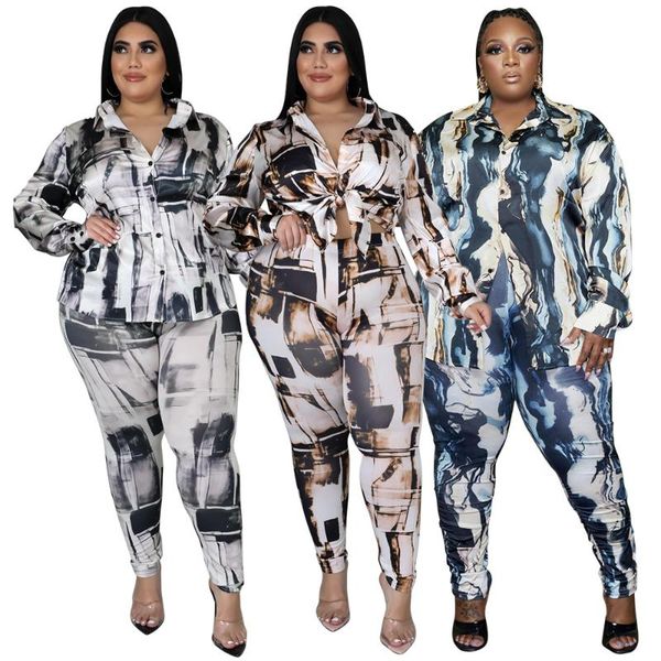 women's two piece pants 2022 arrivals printing women 2 pieces sets party club elegant ladies shirt luxury clothing autumn plus size, White
women's two piece pants 2022 arrivals printing women 2 pieces sets party club elegant ladies shirt luxury clothing autumn plus size, White