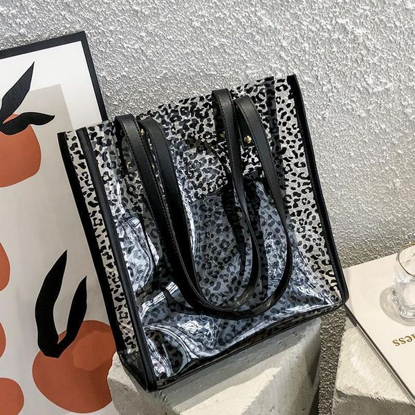 shoulder bags totes bag handbag purse women fashion all-match 2021 pvc transparent pu leather leopard pattern high capacity
shoulder bags totes bag handbag purse women fashion all-match 2021 pvc transparent pu leather leopard pattern high capacity
