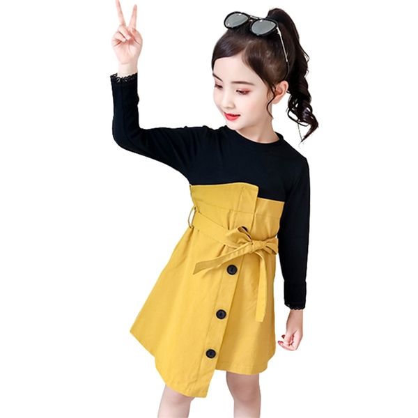 girl dresses patchwork girls' lace sleeve child dress casual style children's costumes for girls 6 8 10 12 14 210527, Red;yellow
girl dresses patchwork girls' lace sleeve child dress casual style children's costumes for girls 6 8 10 12 14 210527, Red;yellow