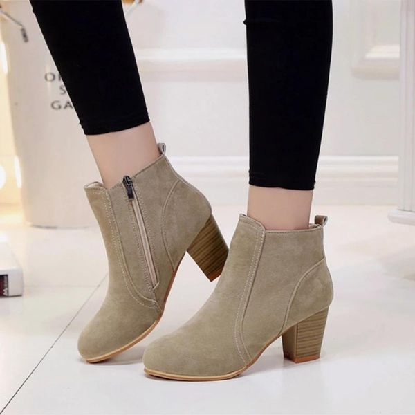 boots 2021 women flock pointed toe ankle ladies zipper casual high heels female spring autumn comfortable shoes plus size, Black
boots 2021 women flock pointed toe ankle ladies zipper casual high heels female spring autumn comfortable shoes plus size, Black