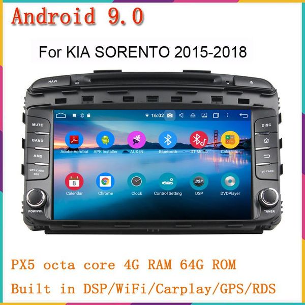 player 9inch touch screen android 9.0 car dvd for kia sorento 2021 multimedia gps glonass wifi 4g +64g
player 9inch touch screen android 9.0 car dvd for kia sorento 2021 multimedia gps glonass wifi 4g +64g
