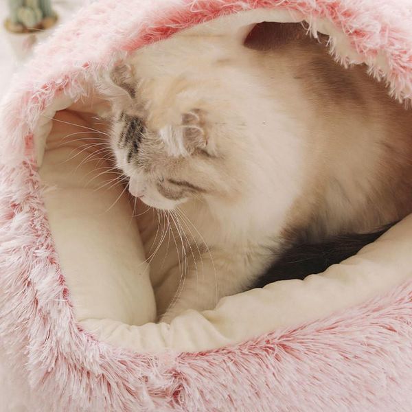 cat beds & furniture pet litter plush crystal velvet warm and comfortable round half-pack deep sleep housewares
cat beds & furniture pet litter plush crystal velvet warm and comfortable round half-pack deep sleep housewares