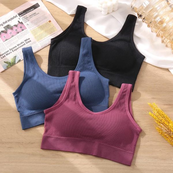 camisoles & tanks women cotton soft tank colorful female lingerie breathable bralette full cup wireless padd bras solid washable 20, Black;white
camisoles & tanks women cotton soft tank colorful female lingerie breathable bralette full cup wireless padd bras solid washable 20, Black;white