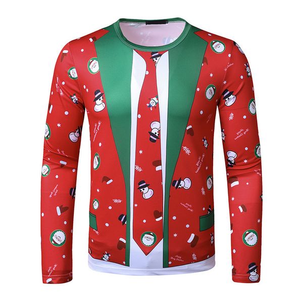 fashion t-shirt autumn and winter 2021 3d personalized fake two piece printed men's long sleeve, White;black
fashion t-shirt autumn and winter 2021 3d personalized fake two piece printed men's long sleeve, White;black