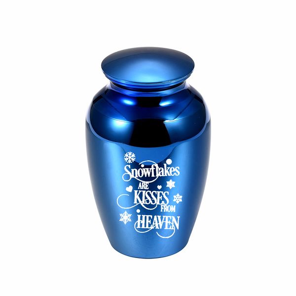 small keepsake urn for human ashes pendant snowflakes pattern cremation urn to commemorate mom and dad -snowflakes are kisses from heaven, Silver
small keepsake urn for human ashes pendant snowflakes pattern cremation urn to commemorate mom and dad -snowflakes are kisses from heaven, Silver