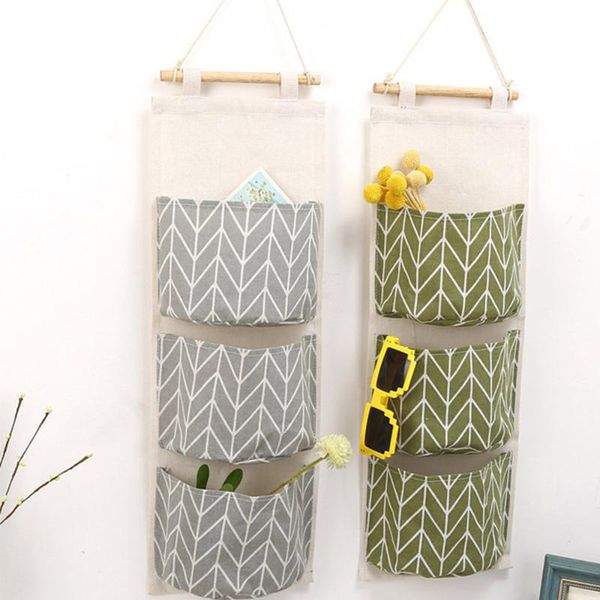 storage boxes & bins 1pc multi-function handbag sundries bag multilayer wall hanging organizer kitchen bathroom door wardrobe