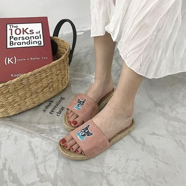 cartoon dog decorate soft heel woman sandals summer flock print flat slippers beach all-match shoes ladies flipflops slides 2021, Black
cartoon dog decorate soft heel woman sandals summer flock print flat slippers beach all-match shoes ladies flipflops slides 2021, Black