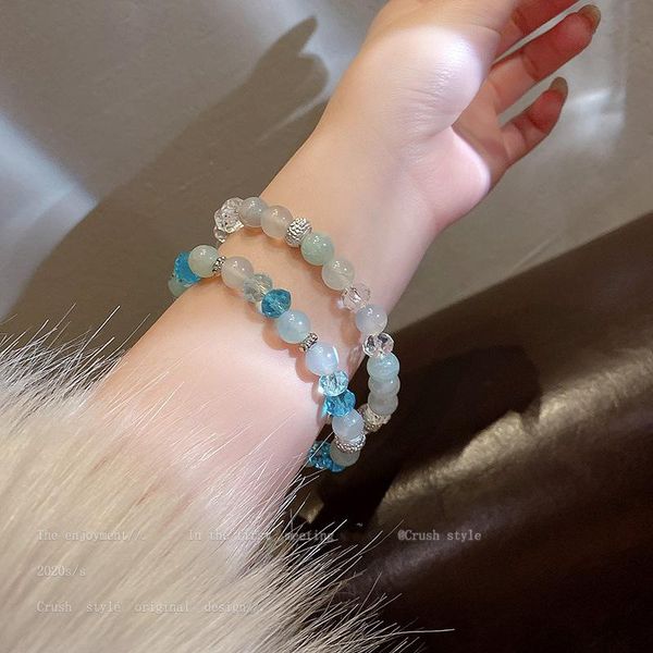link, chain forest natural style two-piece crystal bracelet ethnic simple fashion personality trendy temperament jewelry, Black
link, chain forest natural style two-piece crystal bracelet ethnic simple fashion personality trendy temperament jewelry, Black