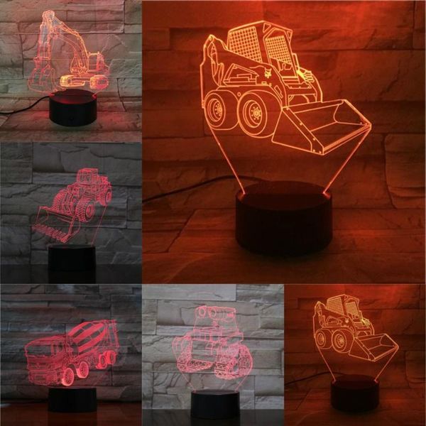 night lights engineering vehicle 3d car model lamp 7 colors changing led bulb light touch remote lampara excavator bulldozer boys gifts
night lights engineering vehicle 3d car model lamp 7 colors changing led bulb light touch remote lampara excavator bulldozer boys gifts