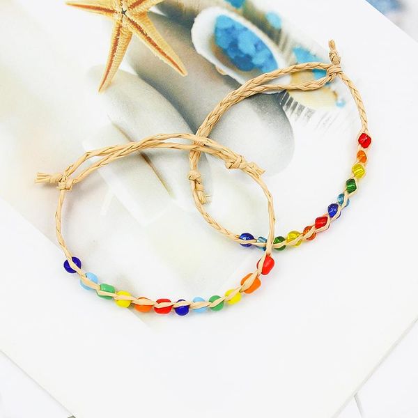 beaded, strands hand woven jewelry colored bead bracelet anklet for women girls bohemian beads beach charm accessories, Black
beaded, strands hand woven jewelry colored bead bracelet anklet for women girls bohemian beads beach charm accessories, Black