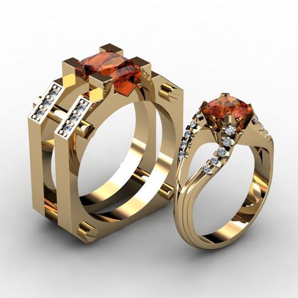ring plated beset selling three heroes accessories lovers inlaid with red hand decoration punk party alloy, Silver
ring plated beset selling three heroes accessories lovers inlaid with red hand decoration punk party alloy, Silver