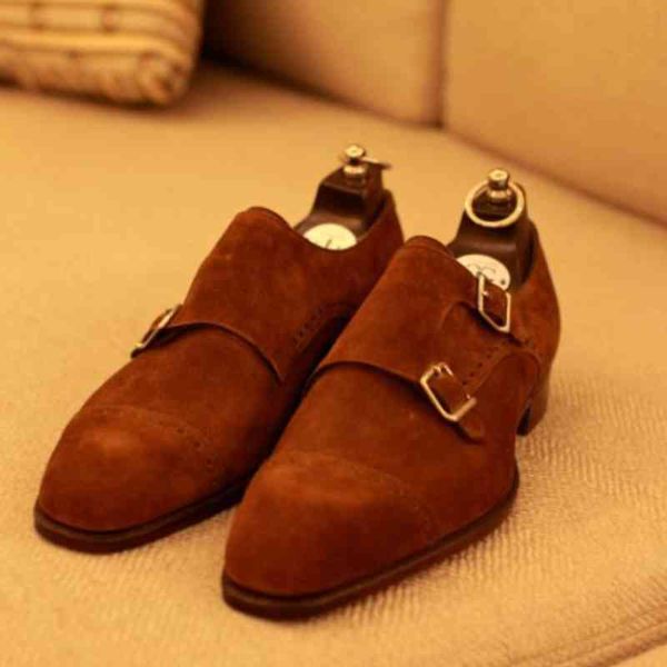 handcrafted brown buckle chamois shoe pointed loafers monk comfortable heels classic fashion business trend shoes 3kc002, Black
handcrafted brown buckle chamois shoe pointed loafers monk comfortable heels classic fashion business trend shoes 3kc002, Black