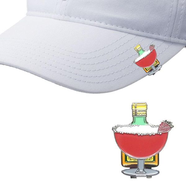 golf training aids hat cap clip marker accessories wine glass ball magnetic clips outdoor alloy