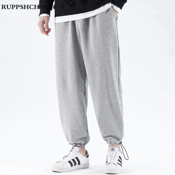 men's pants 2021 spring men sports fashion pure cotton casual loose personality drawstring color, Black
men's pants 2021 spring men sports fashion pure cotton casual loose personality drawstring color, Black