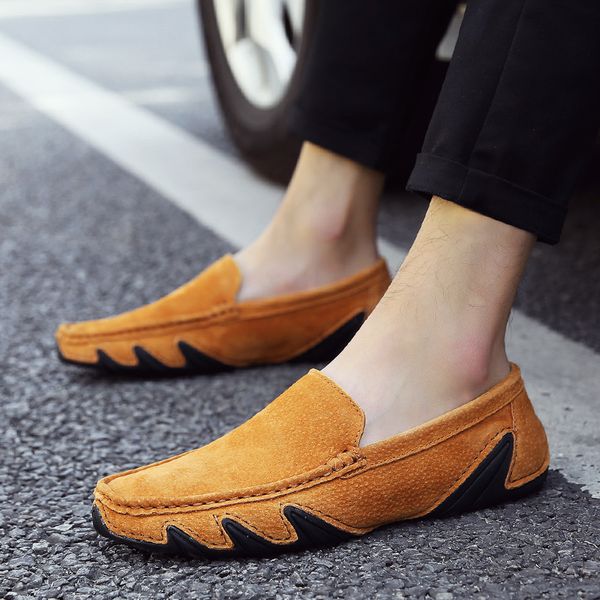 doudou frosted korean version trend versatile casual leather shoes lazy ocs sole pedal driving, Black
doudou frosted korean version trend versatile casual leather shoes lazy ocs sole pedal driving, Black