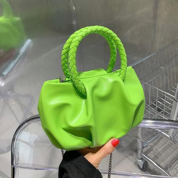evening bags pleated small lady totes with woven handle 2021 summer pu leather women's designer handbags ladies chain shoulder crossbod
evening bags pleated small lady totes with woven handle 2021 summer pu leather women's designer handbags ladies chain shoulder crossbod