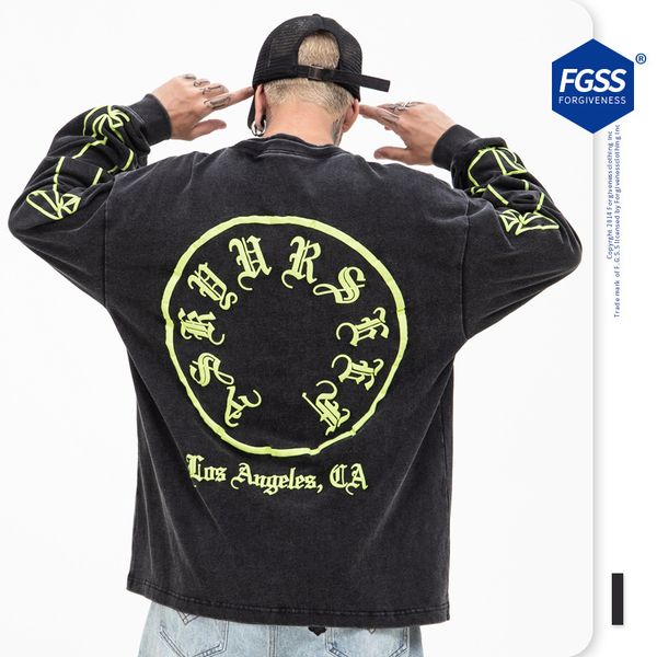 fleeces sweater hoodie hoody menswear | 2021 autumn new fashion brand high street used washed gothic sanskrit letter loose long sleeve t-shi, Black
fleeces sweater hoodie hoody menswear | 2021 autumn new fashion brand high street used washed gothic sanskrit letter loose long sleeve t-shi, Black