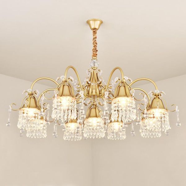 pendant lamps living room crystal chandelier european simple post modern french luxury beauty salon villa restaurant hall lamp
pendant lamps living room crystal chandelier european simple post modern french luxury beauty salon villa restaurant hall lamp