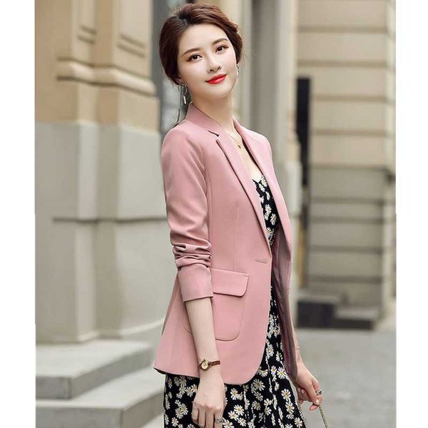 women's suits & blazers fashion pink small suit jacket female autumn korean style design sense versatile temperament slim ladies, White;black
women's suits & blazers fashion pink small suit jacket female autumn korean style design sense versatile temperament slim ladies, White;black