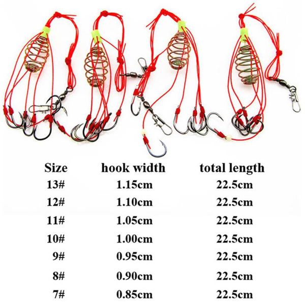 4pcs/lot explosion fishing hook lure bait trap feeder cage sharp with stainless steel springs hooks
4pcs/lot explosion fishing hook lure bait trap feeder cage sharp with stainless steel springs hooks