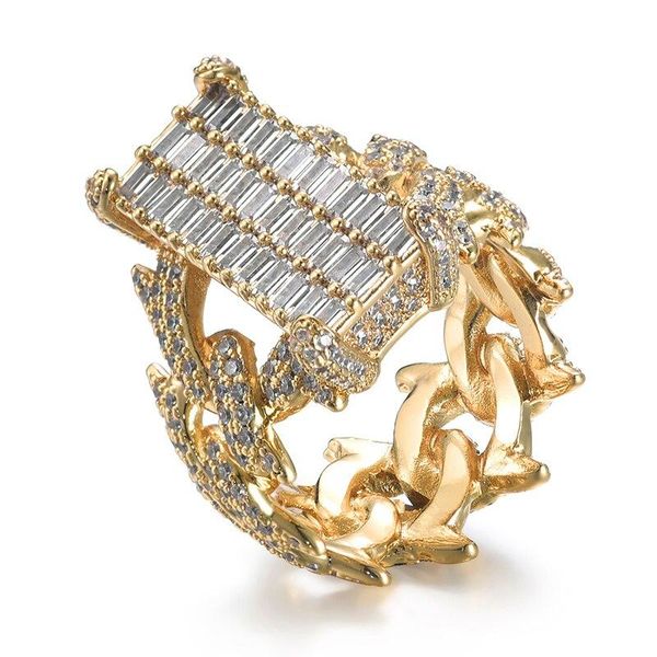 cluster rings hip hop classic cz square cuban prong ring gold silver color iced out zircon charm for men women jewelry size 8-10, Golden;silver
cluster rings hip hop classic cz square cuban prong ring gold silver color iced out zircon charm for men women jewelry size 8-10, Golden;silver