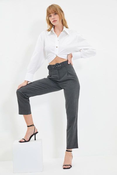 women's pants & capris trendyol arched twoaw22pl0370, Black;white
women's pants & capris trendyol arched twoaw22pl0370, Black;white