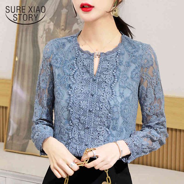vintage blouses autumn long sleeve lace shirt blue office lady elegant clothes blusas o-neck women 11303 210417, White
vintage blouses autumn long sleeve lace shirt blue office lady elegant clothes blusas o-neck women 11303 210417, White