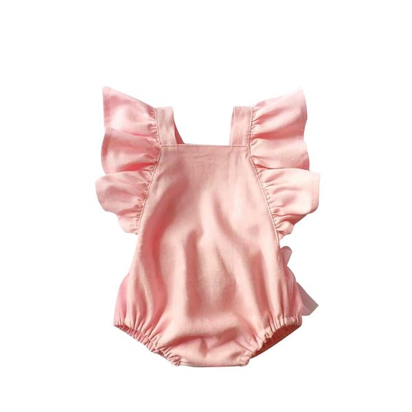 2021 new good quality factory price fashion selling childrens newborn cotton linen solid color net yarn bow baby romper, White
2021 new good quality factory price fashion selling childrens newborn cotton linen solid color net yarn bow baby romper, White