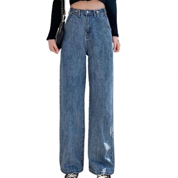 women's jeans lady solid color women wide leg pants loose high waist bagged soft streetwear for daily wear, Blue
women's jeans lady solid color women wide leg pants loose high waist bagged soft streetwear for daily wear, Blue