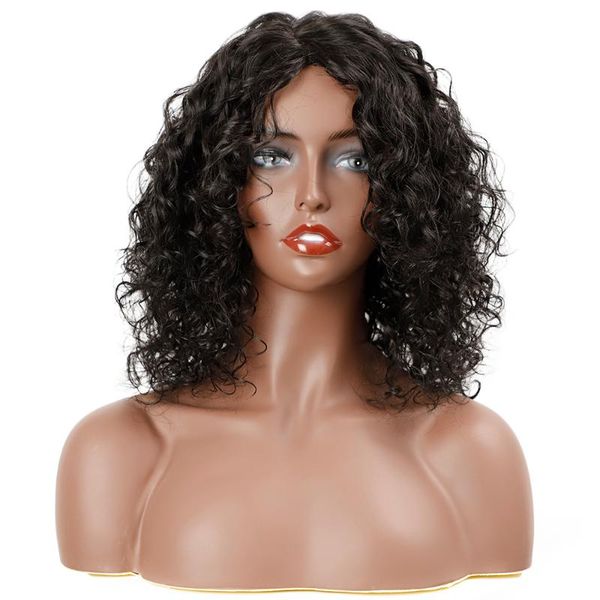 synthetic wigs afro curly for afrcian women kinky wig middle part heat resistant natural cosplay, Black
synthetic wigs afro curly for afrcian women kinky wig middle part heat resistant natural cosplay, Black
