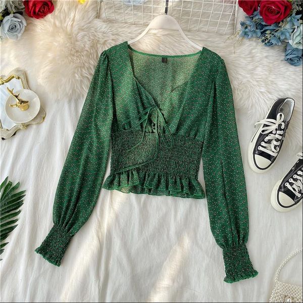 french style vintage square collar women blouses short spring autumn long sleeve elastic waist ruffles lady, White
french style vintage square collar women blouses short spring autumn long sleeve elastic waist ruffles lady, White