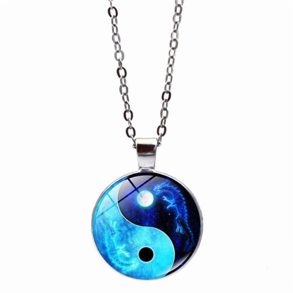 pendant necklaces yin yang tai chi necklace sweater chain chinese style time glass stone neck decor jewelry accessories, Silver
pendant necklaces yin yang tai chi necklace sweater chain chinese style time glass stone neck decor jewelry accessories, Silver