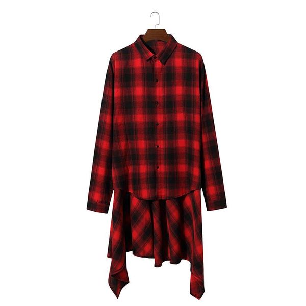 fashion harajuku plaid shirt men 2021 brand hip hop streetwear shirts mens slim fit long sleeve high street male chemise men's casual, White;black
fashion harajuku plaid shirt men 2021 brand hip hop streetwear shirts mens slim fit long sleeve high street male chemise men's casual, White;black