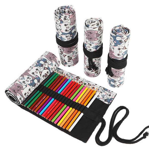 creative pencil roll school case 12/24/36/48/72 holes canvas pencilcase for girls boy large pen bag stationery pouch bags
creative pencil roll school case 12/24/36/48/72 holes canvas pencilcase for girls boy large pen bag stationery pouch bags