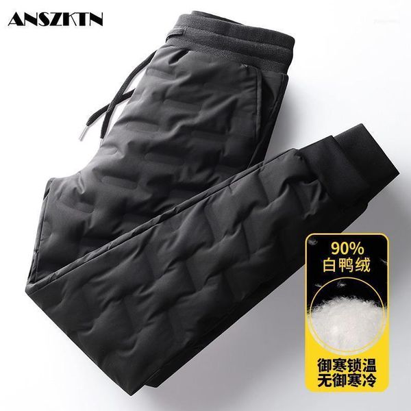 men's pants anszktn fashion down men wear warm slim outdoorwinter straight outside business duck down1, Black
men's pants anszktn fashion down men wear warm slim outdoorwinter straight outside business duck down1, Black