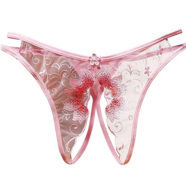 women's panties embroder floral crotchless lingerie ladies briefs low waist g string thong women underwear underpant, Black;pink
women's panties embroder floral crotchless lingerie ladies briefs low waist g string thong women underwear underpant, Black;pink