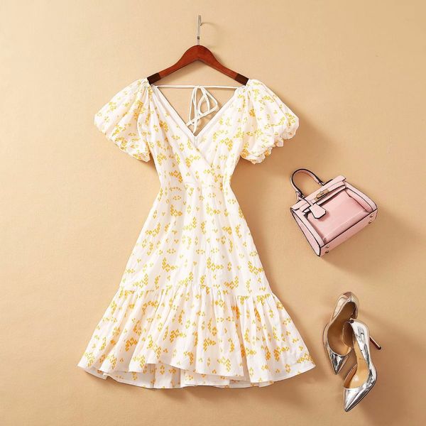 dresses european and american women's clothing 2021 the spring short-sleeved v-neck embroidery fashionable fishtail dress 61cv, Black;gray
dresses european and american women's clothing 2021 the spring short-sleeved v-neck embroidery fashionable fishtail dress 61cv, Black;gray