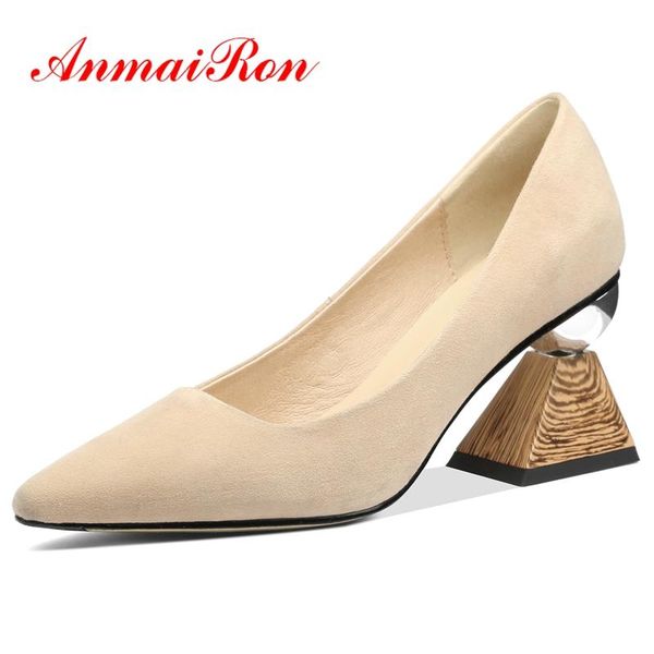 dress shoes anmairon kid suede pointed toe casual slip-on fashion 2021 women strange style basic pumps size 34-39 ly523, Black
dress shoes anmairon kid suede pointed toe casual slip-on fashion 2021 women strange style basic pumps size 34-39 ly523, Black