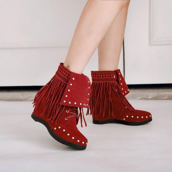 boots big size 9 10 11 12 women shoes ankle for ladies woman winter willow fringe cross band, Black
boots big size 9 10 11 12 women shoes ankle for ladies woman winter willow fringe cross band, Black