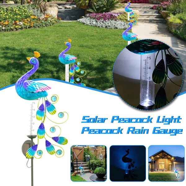 lawn lamps creative rain gauge outdoor solarlight peacock solar stake light with rainfall measure tube for garden yard courtyard
lawn lamps creative rain gauge outdoor solarlight peacock solar stake light with rainfall measure tube for garden yard courtyard